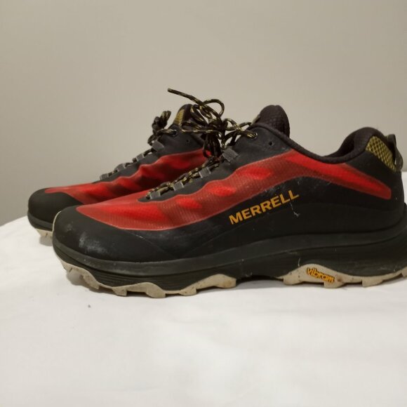 MERRELL MOAB SPEED HIKING SHOES MENS 13 ORANGE | YELLOW | GREY main image 9